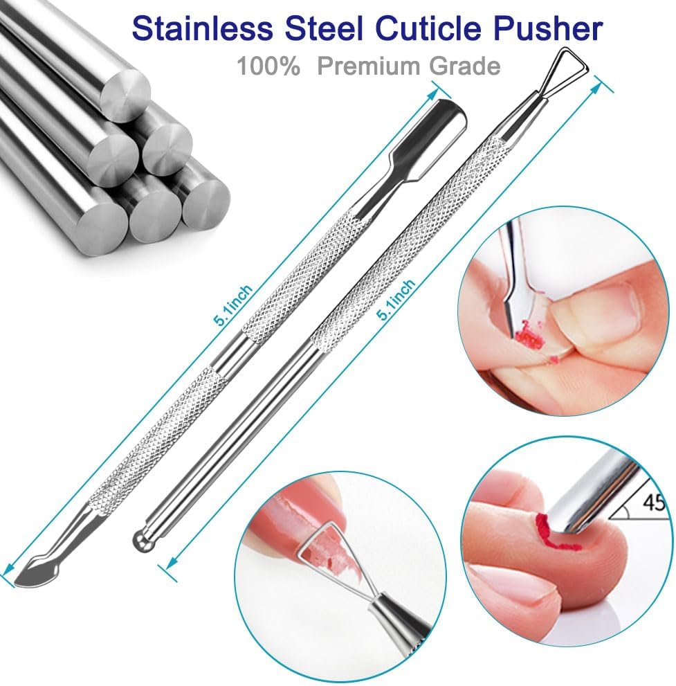 Nail Files and Buffers, 20PCS Professional Emery Boards Nail File and Buffer Block for Natural Nails, Reusable & Washable 100/180 & 600/3000 Grit for Women, Travel Home and Salon