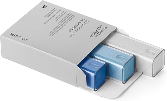 am Screen Cleaner Mist Spray with Microfiber Cloth Around – Alcohol-Free, Streak-Free Screen Cleaning Kit for Smartphones, Tablets, Laptops, Smart TVs & Car Screens, 3 Pack, Blue