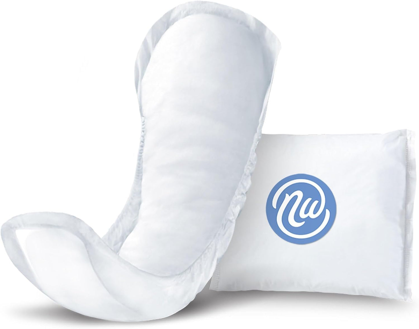 Nexwear Incontinence Pads for Women, Skin-Safe Design, Maximum Absorbency Bladder Control Pads for Leaks, Disposable, Discreet, Individually Wrapped, 13.75 in, 30 Count, 1 Pack