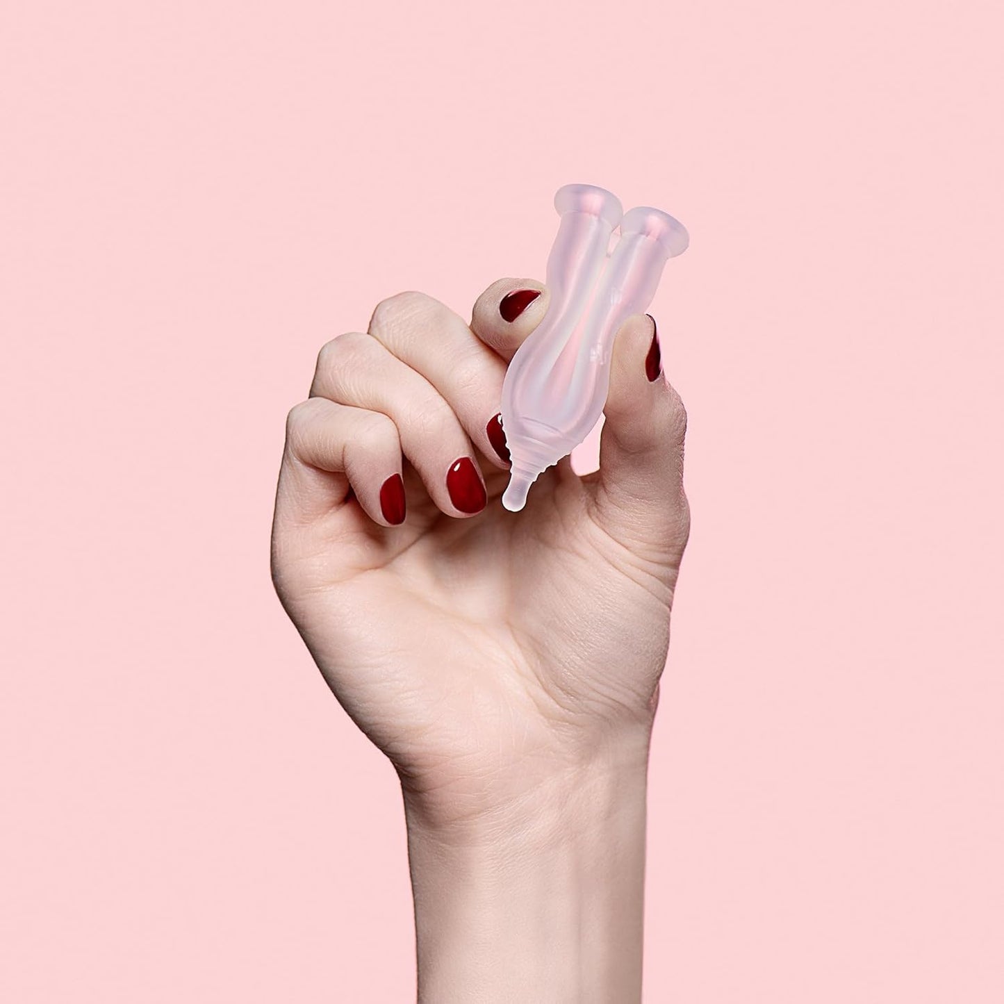 Casco Menstrual Cup & Case - Medical Grade Silicone Period Cup Made in Maine USA, Reusable Menstrual Cup (Standard2 - High Cervix/Post Childbirth)