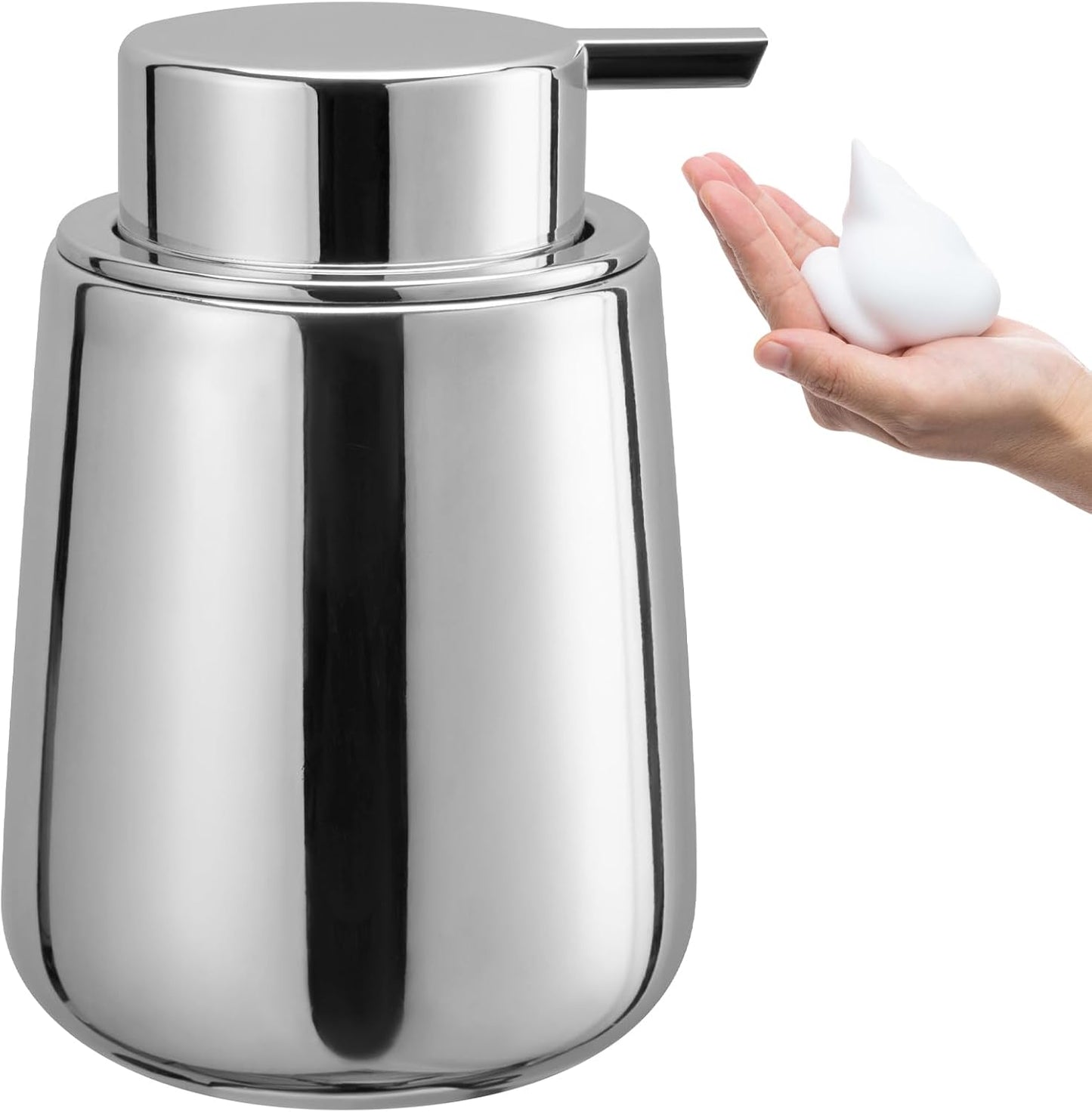 Foam Soap Dispenser Pump 2pcsHead Replacement Spare Plastic Pump Bathroom Countertop