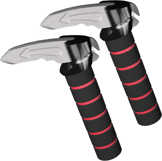 EVEME 2 Pack Car Door Handle for Elderly Car Handle Assist Support Multifunction Door Latch for Seniors and Handicapped