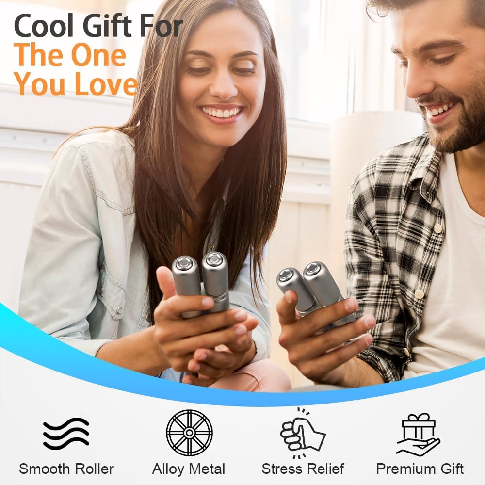 Fidget Roller for Kids Adults- Handheld Fidget Toy for Hand Recovery | Relieve Stress Anxiety, Promotes Focus | Tension, Hand Grip | Strengthener, Hand Speed Exercise | Trainer, Portable | Boredom