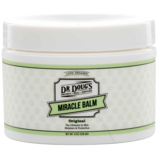 Dr. Doug's Original Miracle Balm – Hydrating, All-Natural & Toxin-Free Skin Care | Organic, Handmade Balm for Dry, Itchy Skin | Cruelty-Free & Paraben-Free Formula