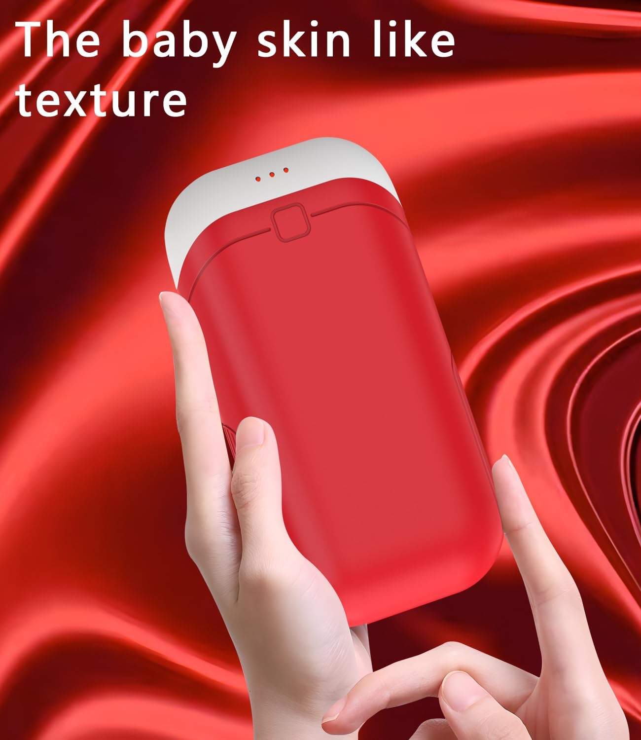 Hand Warmers Rechargeable [Double-Sided Heating] [Equipped with Heat-conducting Silicone][Shockproof] Suitable Skiing for Golf Hunting Hiking Outdoor Camping