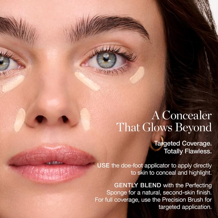 Ogee Complexion Perfecting Under Eye Concealer - Certified Organic Full Coverage Concealer - Buildable Coverage - TUPELO 0.20C - Fair (Warm Undertones)