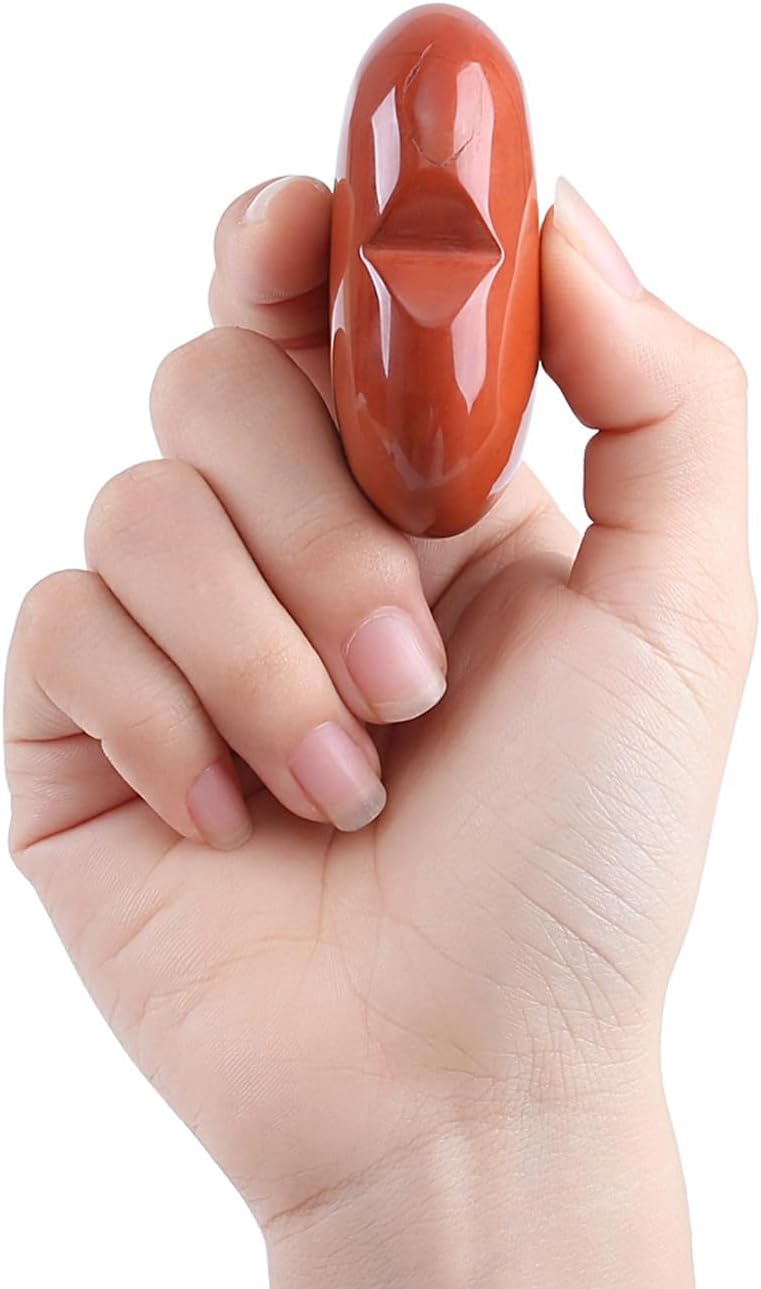 MAIBAOTA 60 mm Red Jasper Crystals Large Heart Red Stone Healing Crystals Natural Crystal Heart Reiki Gemstone Polished Heart Shaped Rocks Meditation Mothers Day Crystal Gifts for Mom Her