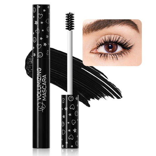 Colored Mascara for Eyelashes Set,Colorful Waterproof Mascara for eyelashes Long lasting Charming Voluminous for Women Halloween Eye Makeup (1Pcs 03#Black, F)
