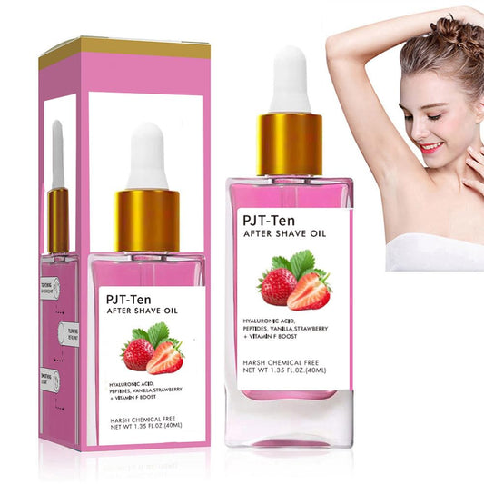 Strawberry Vanilla After Shave Oil, After Serve Oil for Smooth Skin, Moisturizing, Prevent Ingrown Hairs & Dryness, Reduce Ingrown Hairs & Dryness (Strawberry Vanilla, One Size)