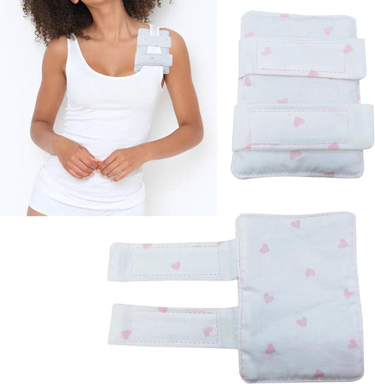 Bra Strap Pad Protector for Chest Port Pacemaker Pillow Post Surgery Bra Strap Cushion for Chest Heart Support Chemo Port Pillow for Bra Strap, 2PCS