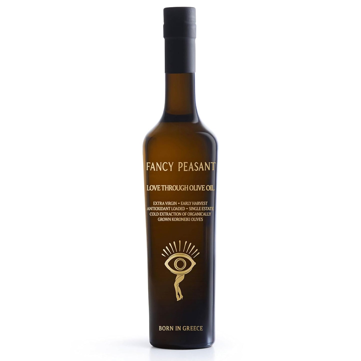 Fancy Peasant Everything Olive Oil, 500ML Bottle of Greek Extra Virgin Olive Oil, Polyphenol Rich EVOO with Olives from Greece