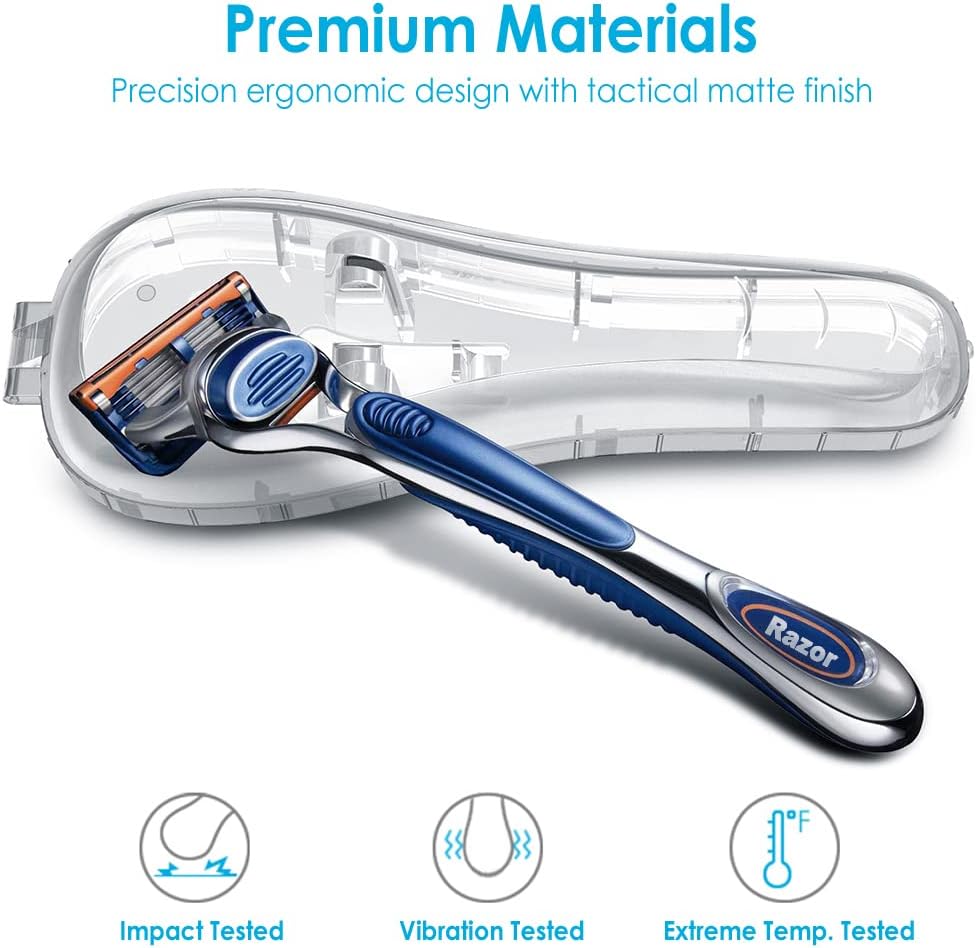 Razor Case Compatible with Gillette Proglide Fusion Men's Razor, Travel Protector Case with Carrying Bag