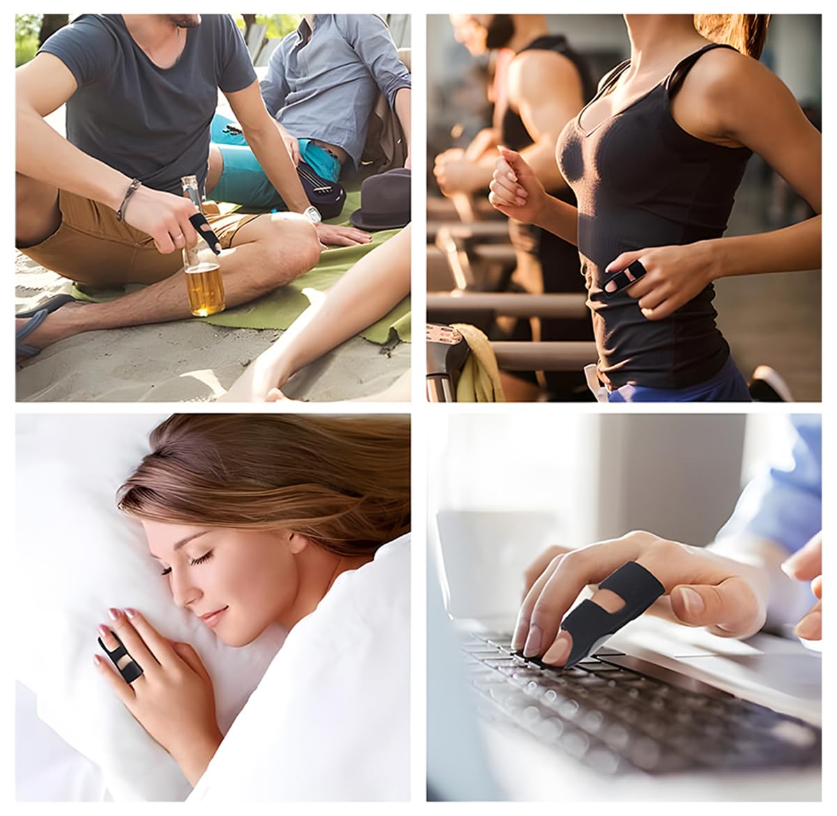 Finger Splint for Kids，4PCS Finger Straightener Finger Support Adjustable Finger Protectors Sleeves for Kids and teen-agers Broken Fingers Straightening Arthritis Knuckle Immobilization