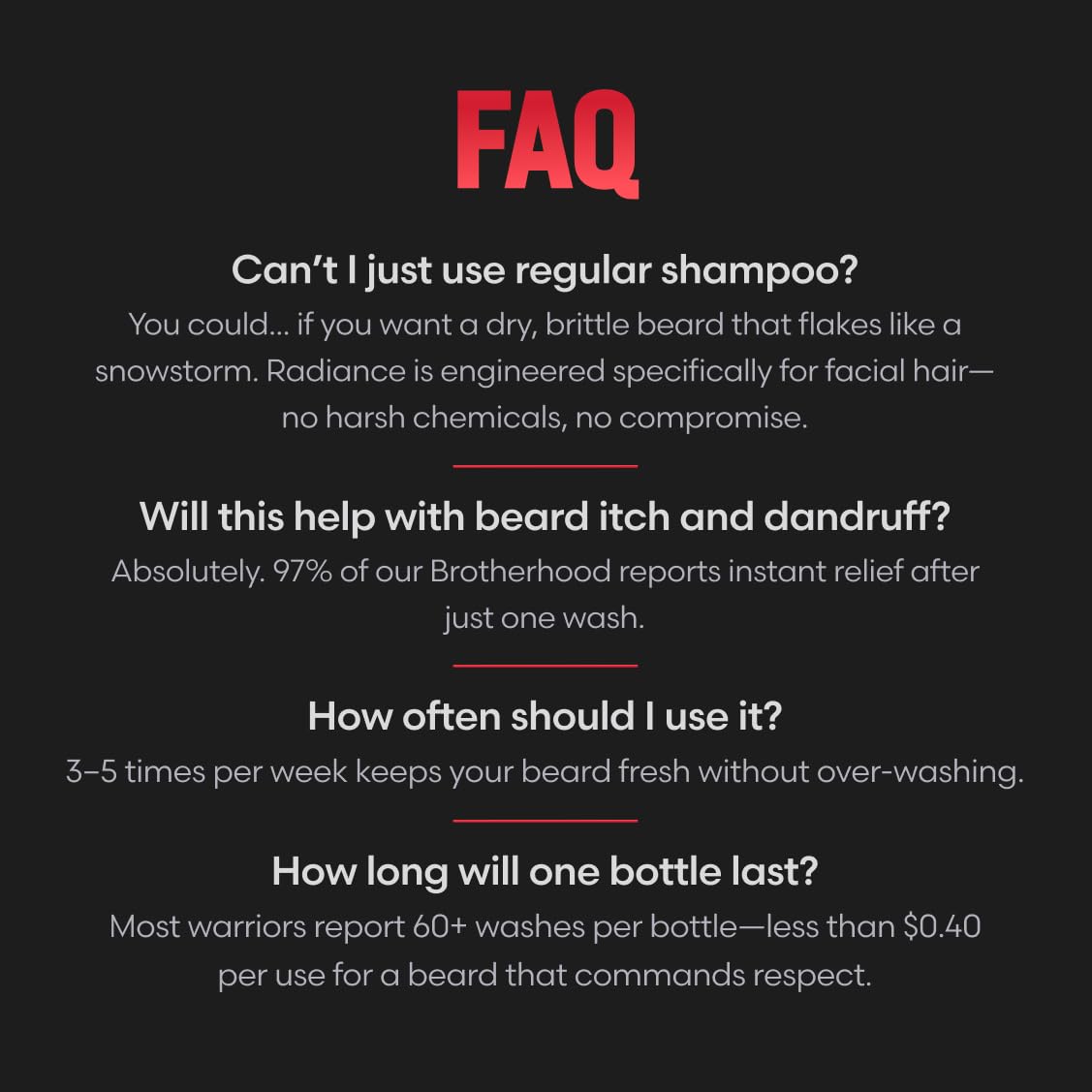 The Beard Struggle Eddie Hall Beast Line Beard Wash – Ragnarok Rising Signature Edition – Deep Cleansing Beard Shampoo for Men – Hydrates & Strengthens with Legendary Scent - 8 fl oz