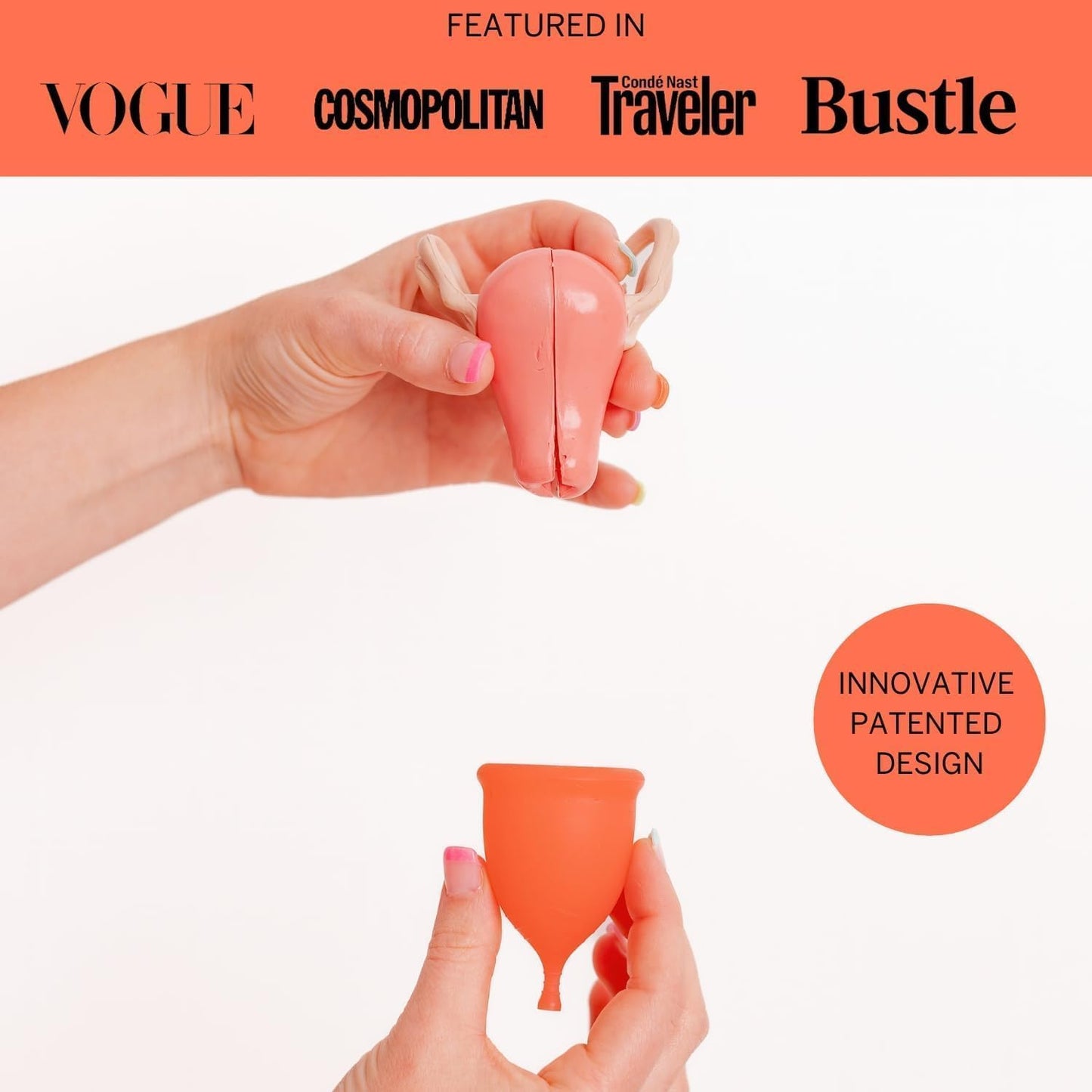 The Pixie Cup - Soft, Safe, Reusable Menstrual Cup – 100% Medical-Grade Silicone Period Cup - Buy One We Give One (Large)
