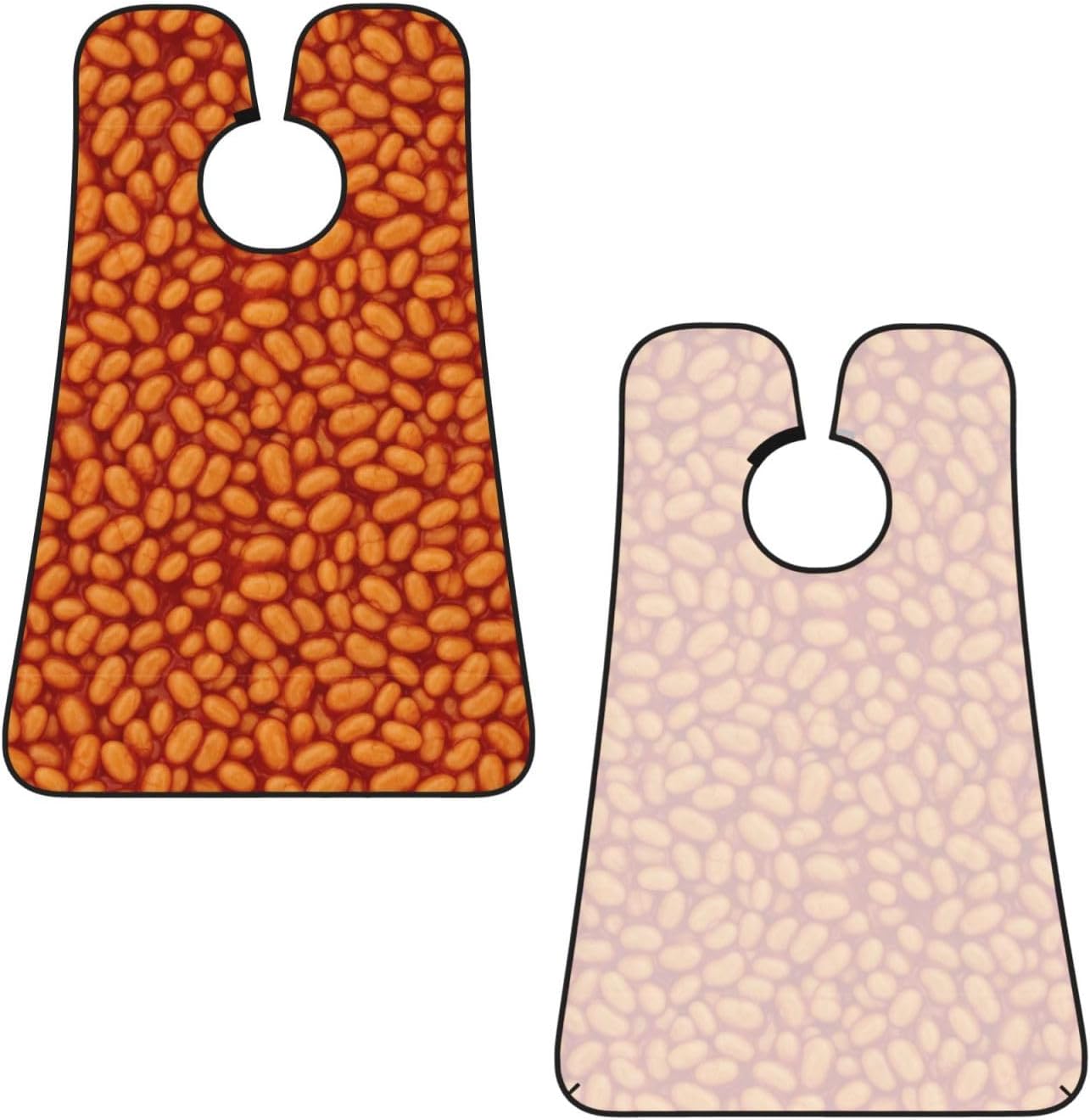 Beard Trimming Catcher Apron, Waterproof Non-Stick Grooming Bib for Shaving, Ideal for Men Dad Father’s Day, Baked Beans Shave Bib