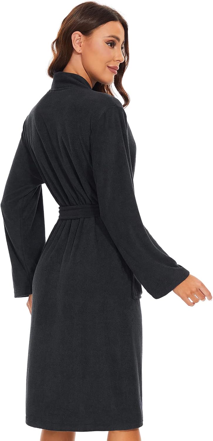 Orrpally Women Kimono Robes Lightweight Terry Cloth Bathrobe Knee Length Bath Robe