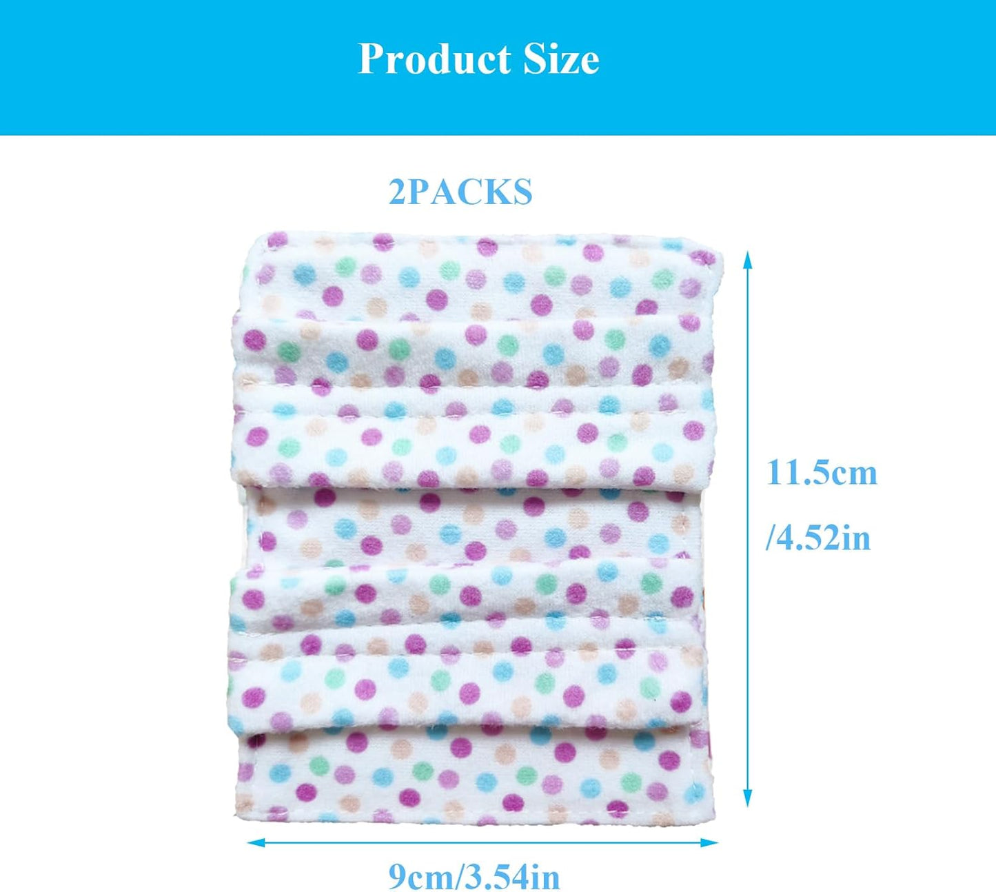 2PCS Bra Strap Pad Protector for Chest Port, Port Pillows for Chemo Patients, Pacemaker Pillow for Bra Post-Surgery, Chemo Port Pillow for Bra Strap, Recovery Cushion for Chest Heart Support (Dots)