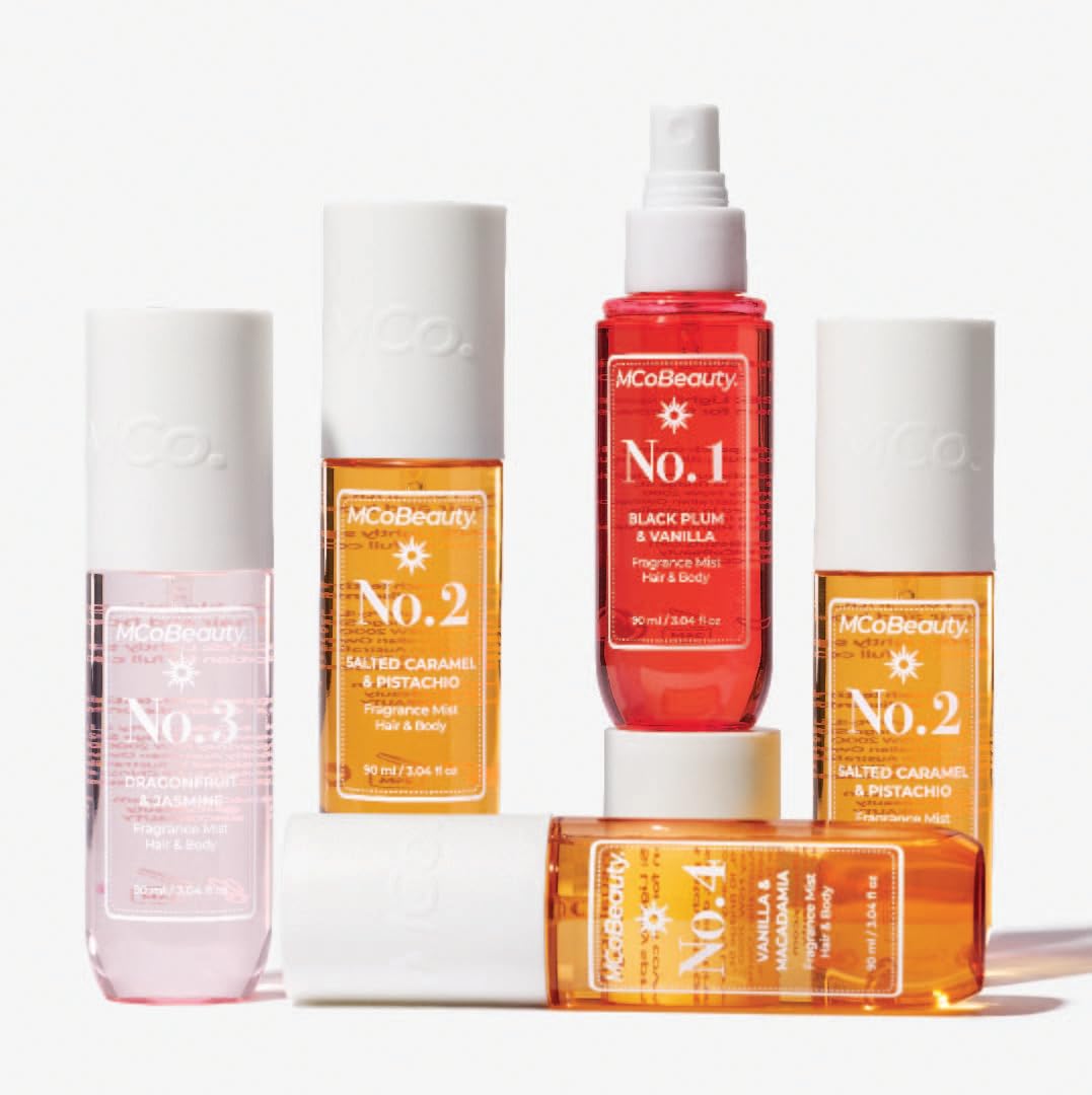 MCoBeauty - Fragrance Mist No. 7 - Light Body and Hair Spray with Sweet Guava & Fresh Coconut, Lightly Fruit Scent with Tropical Notes - Vegan, Cruelty Free - Gifts for Women, Feminine Spray - 90ml