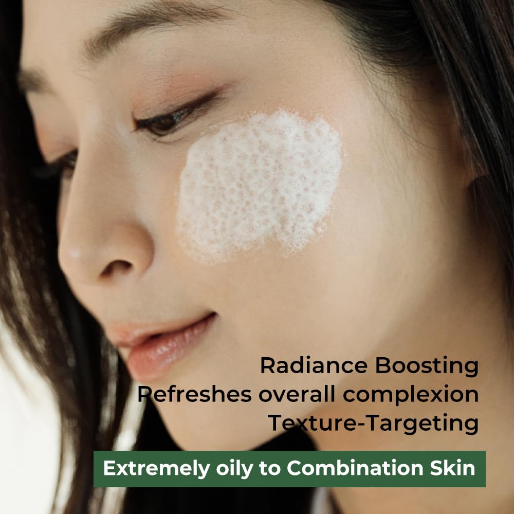 Fraijour Herb Wormwood O₂ Mask Pack – Korean Oxygen Bubble Face Mask for Sensitive, Oily & Acne-Prone Skin, Exfoliating with AHA BHA, Tea Tree & Peppermint, Smooths & Refreshes, 10.1 fl.oz.