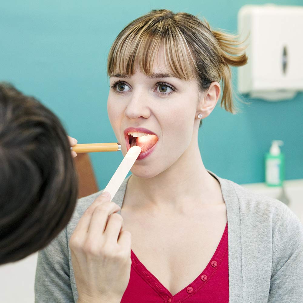 ForPro Professional Collection Senior Tongue Depressors, Large Wax Applicator Sticks, 6" Senior Sized, Sterile, Individually-Wrapped, 100-Count" (Pack of 2)