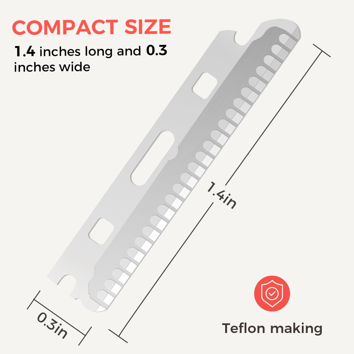 Precision Eyebrow Razor Blades - Set of 10 Replacement Blades