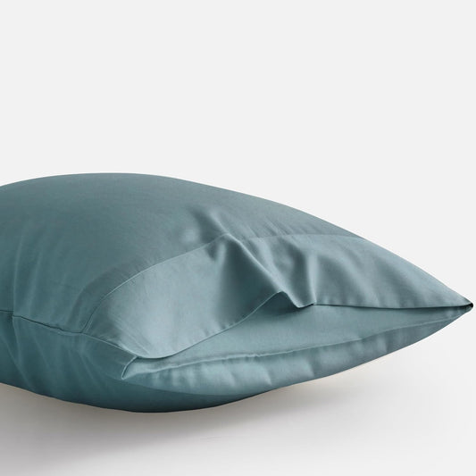 DOZ Pillowcase Set, 100% Viscose derived from Bamboo, Organically Grown, Buttery Soft, Silky, Breathable, Cooling, Oeko-TEX, High GSM, 2-Pack, Envelope Closure (Queen, Teal)
