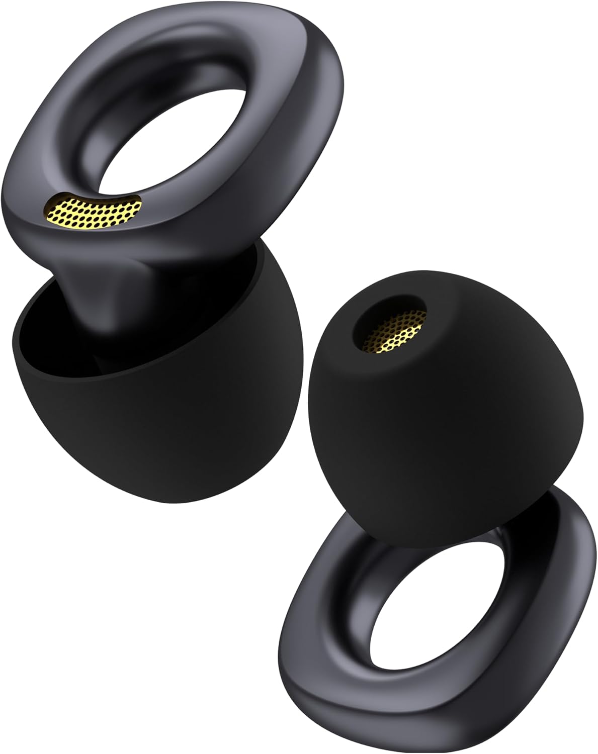 Audree Style Ear Plugs for Noise Reduction, Reusable High Fidelity Earplugs for Concerts, Musicians, Motorcycles, Study, Parent, Party, Flights & Noise Sensitivity, 18-29dB Noise Cancelling (Grey)