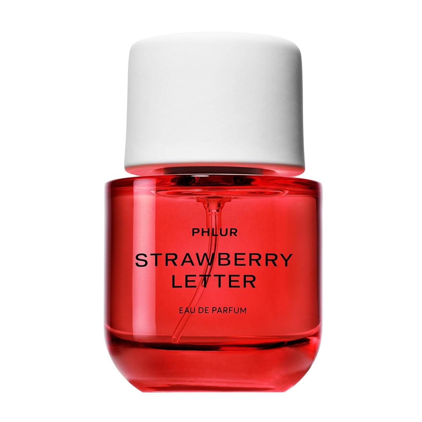 PHLUR Strawberry Letter Eau de Parfum - Full Size Perfume Spray - Strawberry Gourmand Fine Fragrance (50mL)