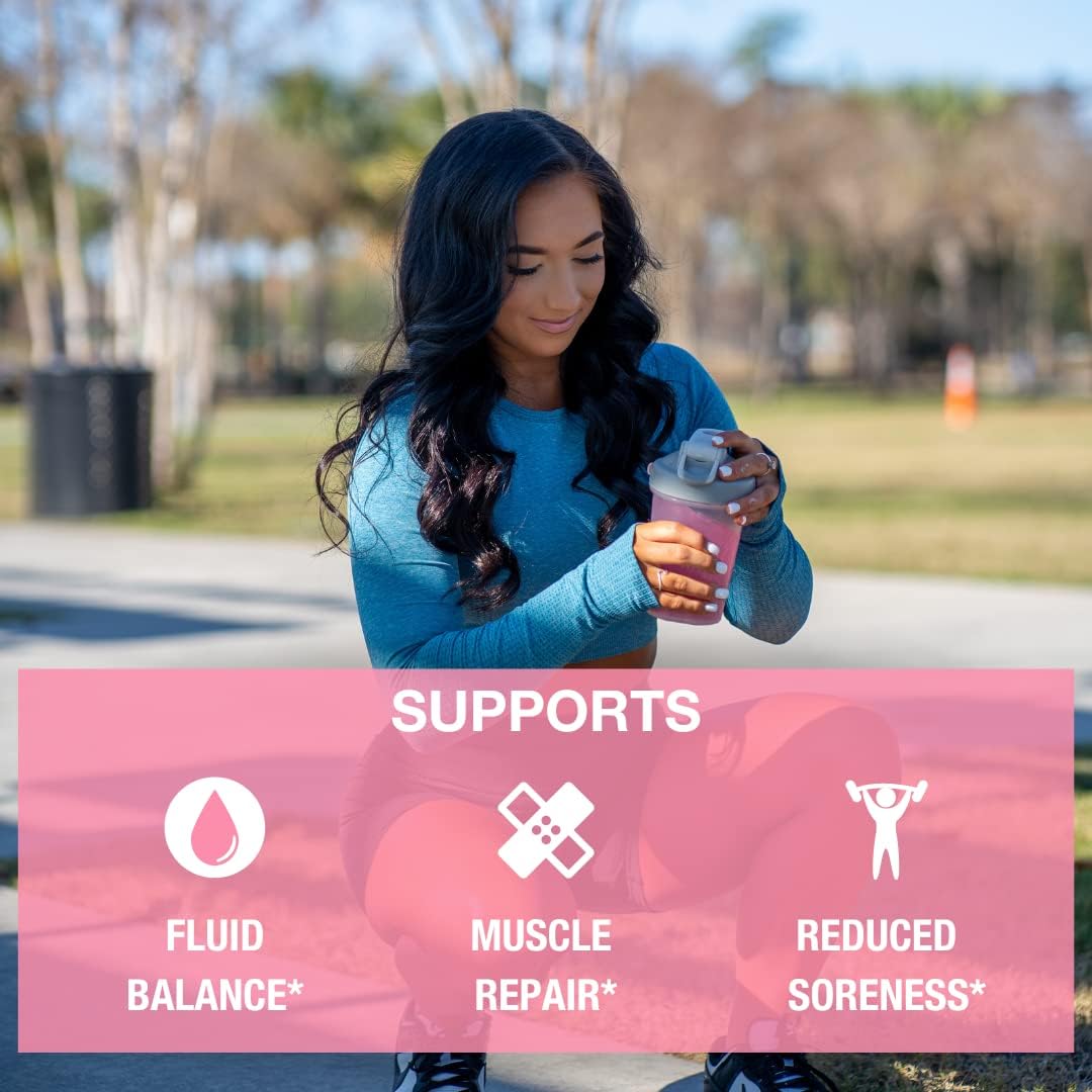 Honey Badger BCAA + EAA Amino Acids Powder, BCAAs + L-Glutamine, Keto, Vegan, Sugar Free for Men & Women, Hydration & Post Workout Muscle Recovery Drink Mix, Pink Lemonade, 30 Servings