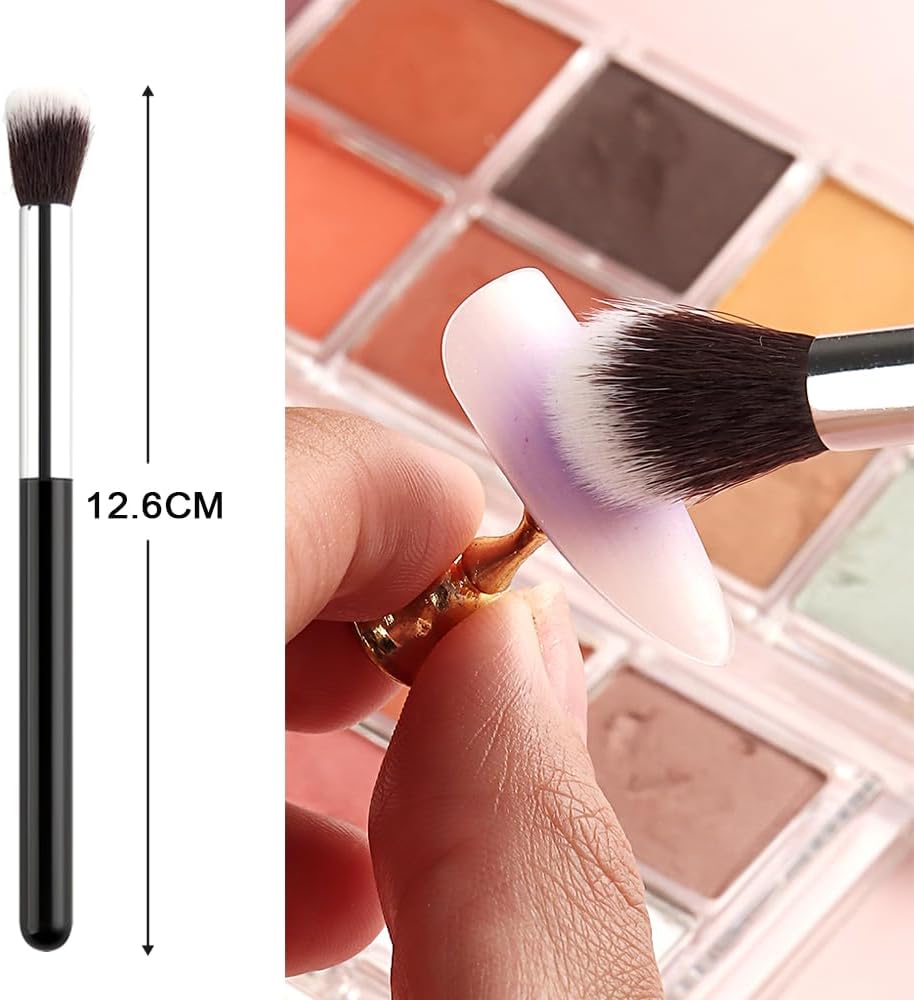 9 Colors Solid Neon Phosphor Ombre Nail Powder Set, Fluorescent Pigment Powder Glitter Pink Red Rubbing Dust with Nail Ombre Brush for Gradient Nail Art Manicure DIY Accessories…