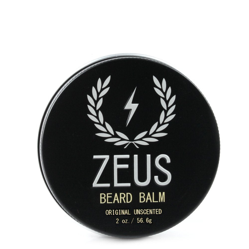 ZEUS Conditioning Beard Balm for Men - 2 Oz - Natural Softening Conditioner for Facial Hair
