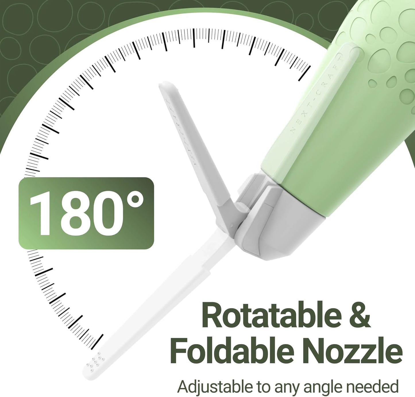 Nextcraft Portable Bidet & Peri Bottle, 180° Rotatable Foldable Nozzle, Compact Travel Design, Camping, Office, Postpartum Perineal, Menstrual Care, Haemorrhoid Relief