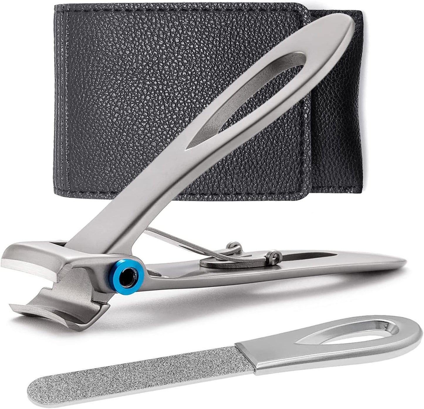 Toenail Clippers for Thick Toenails Wide Jaw Opening Ultra Sharp Toe Nail Clippers for Thick Nails for Seniors, Men, Women, Adult, Seniors, Heavy Duty Stainless Steel