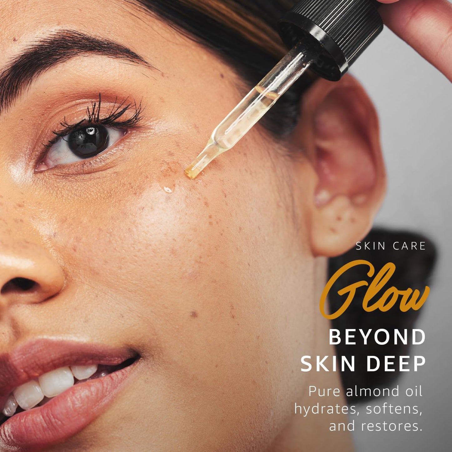 ORGANIC SWEET ALMOND OIL (32 oz) Premium Cold Pressed Unrefined | 100% Pure Sweet Almond Oil for Skin, Face, Hair, Soap Making | Carrier for Essential Oils | Available in Bulk | 32 FL OZ