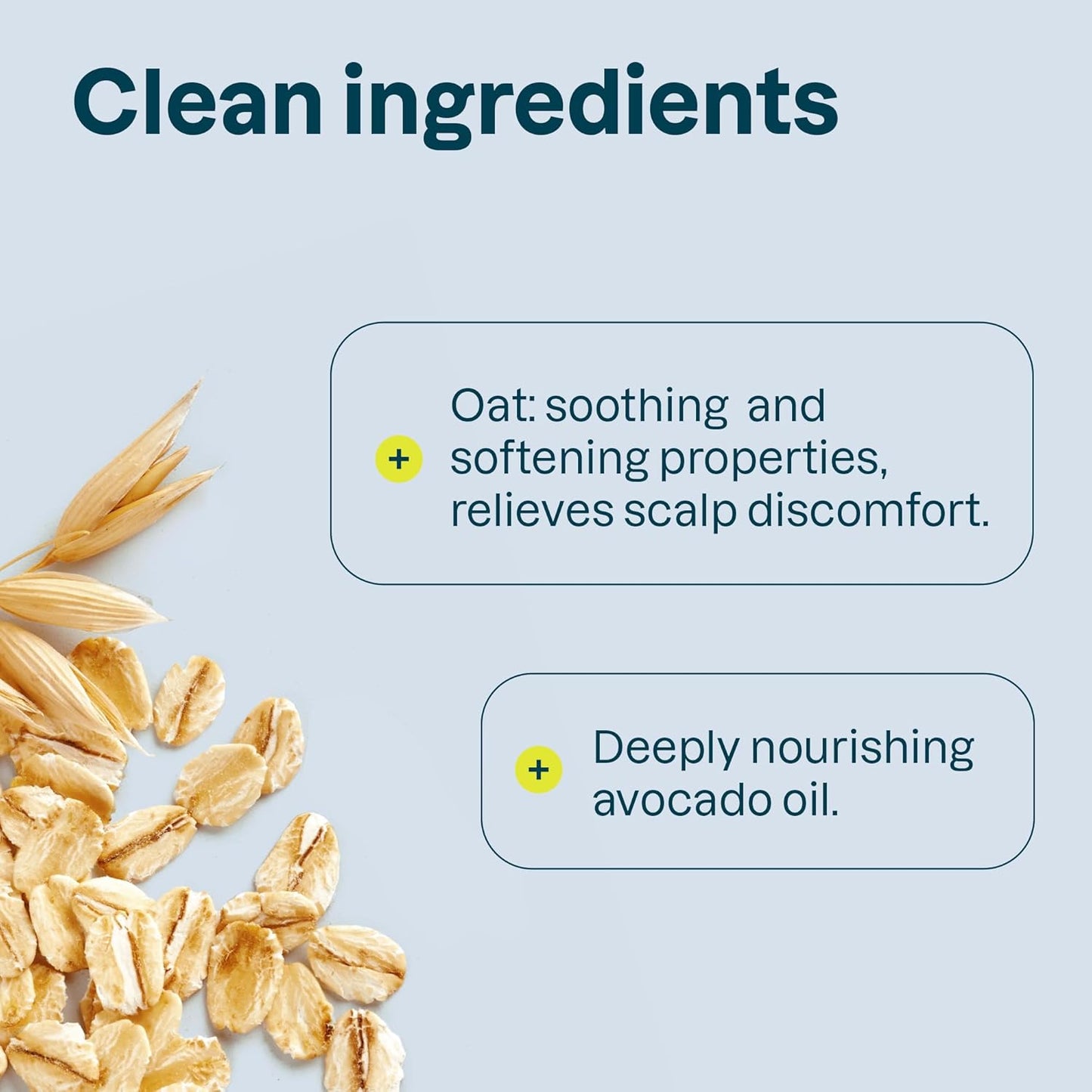 ATTITUDE Hair Conditioner for Sensitive Dry Scalp, Dry and Damaged Hair, Soothing Oat, Naturally Derived Ingredients, Dermatologically Tested, Vegan Detangler, Nourishing, 8 Fl Oz