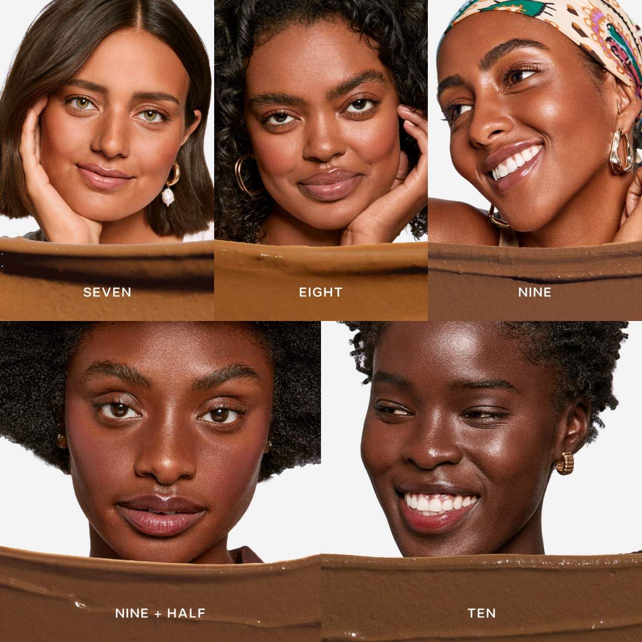 Saie Slip Tint Tinted Moisturizer with SPF 35 - Light Coverage, Glowy Skin Tint & Mineral Sunscreen for Face with Hydrating Hyaluronic Acid - Summer Makeup Essential - Shade Ten (1.35 oz)