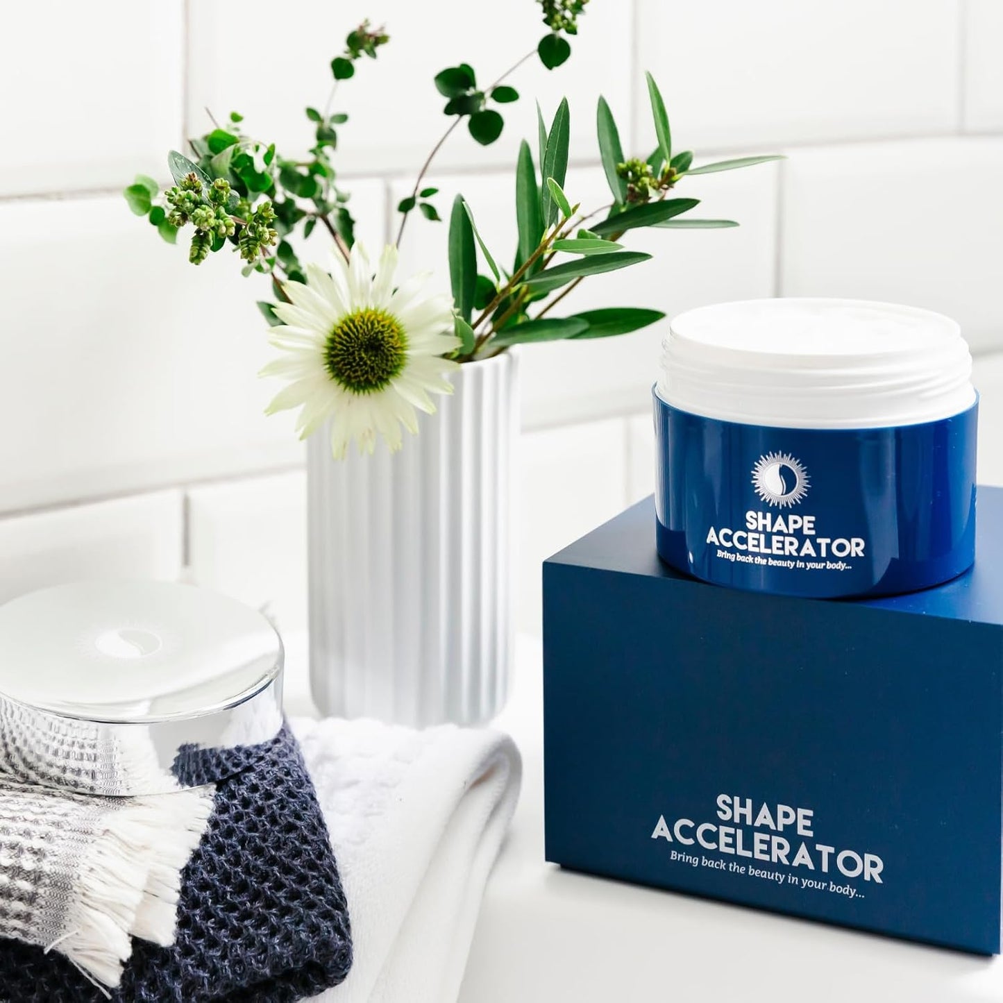 Skin Tightening Cream for Body - Cellulite Cream Belly Butter - Firming Body Lotion for Women - Smooth and Tone Skin - 7 oz