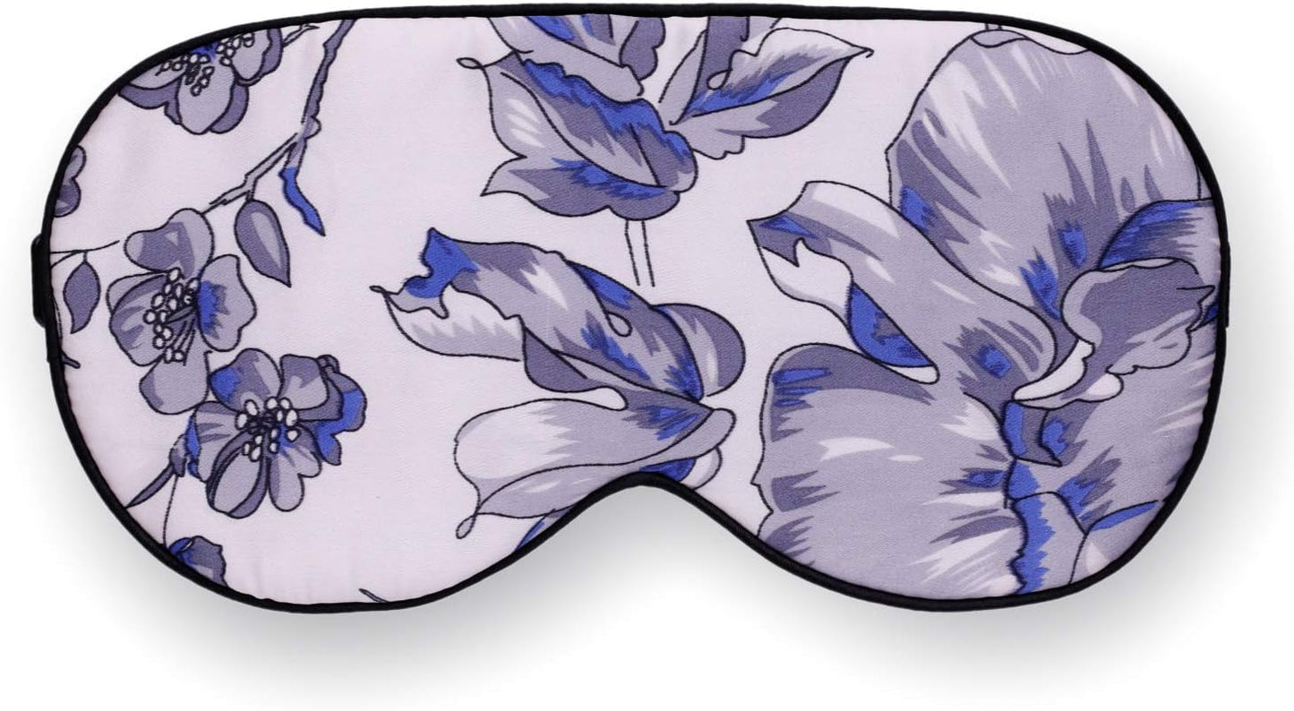 Maxfeel 100% Pure Silk Eye Mask - Sleep Eye Cover in Printed Colors (#11)