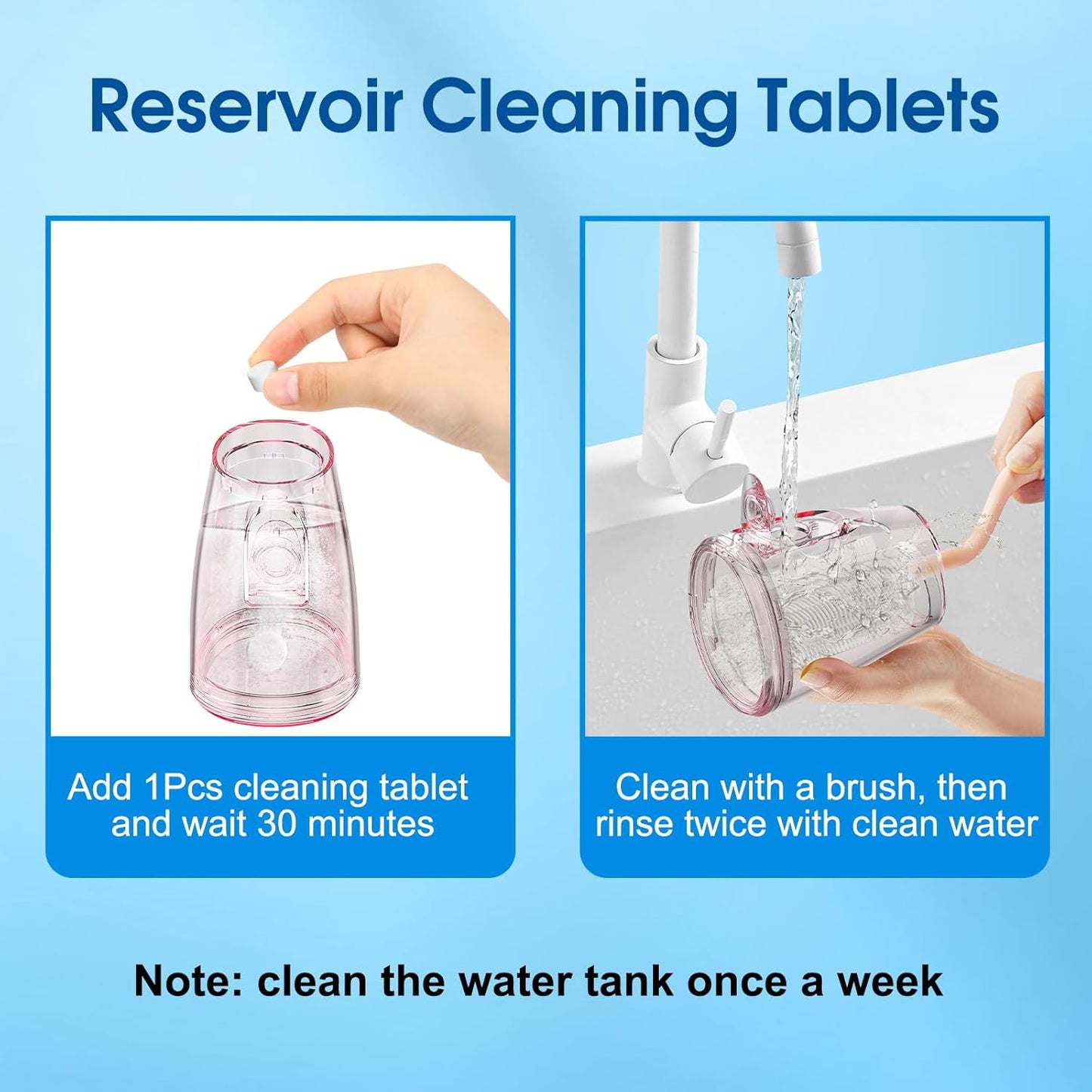 Water Flosser for Teeth, 300ML Cordless Oral Irrigator Rechargeable Dental Flosser Picks with 5 Modes 5 Jet Tips,IPX7 Waterproof Teeth Cleaner for Braces Gum Care, Home Travel Use