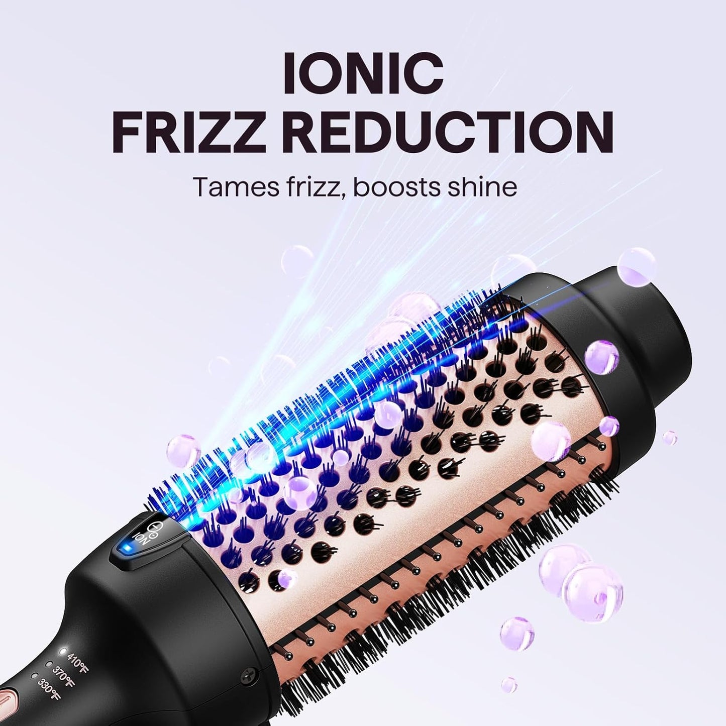 Wavytalk Thermal Brush, 1.7 Inch Blowout Express Blowout Brush, Negative Ion Technology for Creating Smooth Relax Blowouts, Give The Hair Body and Shine, Rose Gold