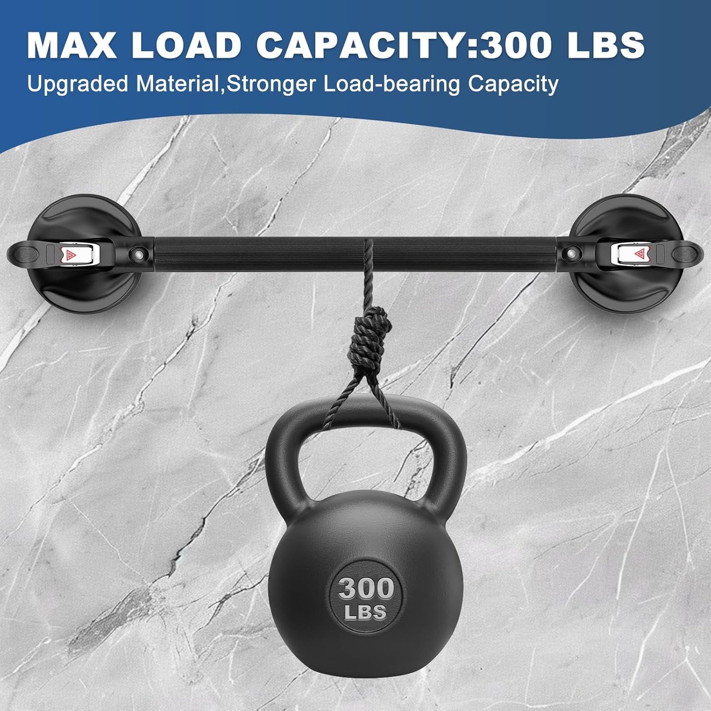 Shower Handle Upgraded 21 inch Grab Bar for Bathtub,Shower Handles with Strong Suction Cup,Bathroom Safety Grab Bar for Handicap Elderly Seniors and Disabled,Heavy Duty,Black