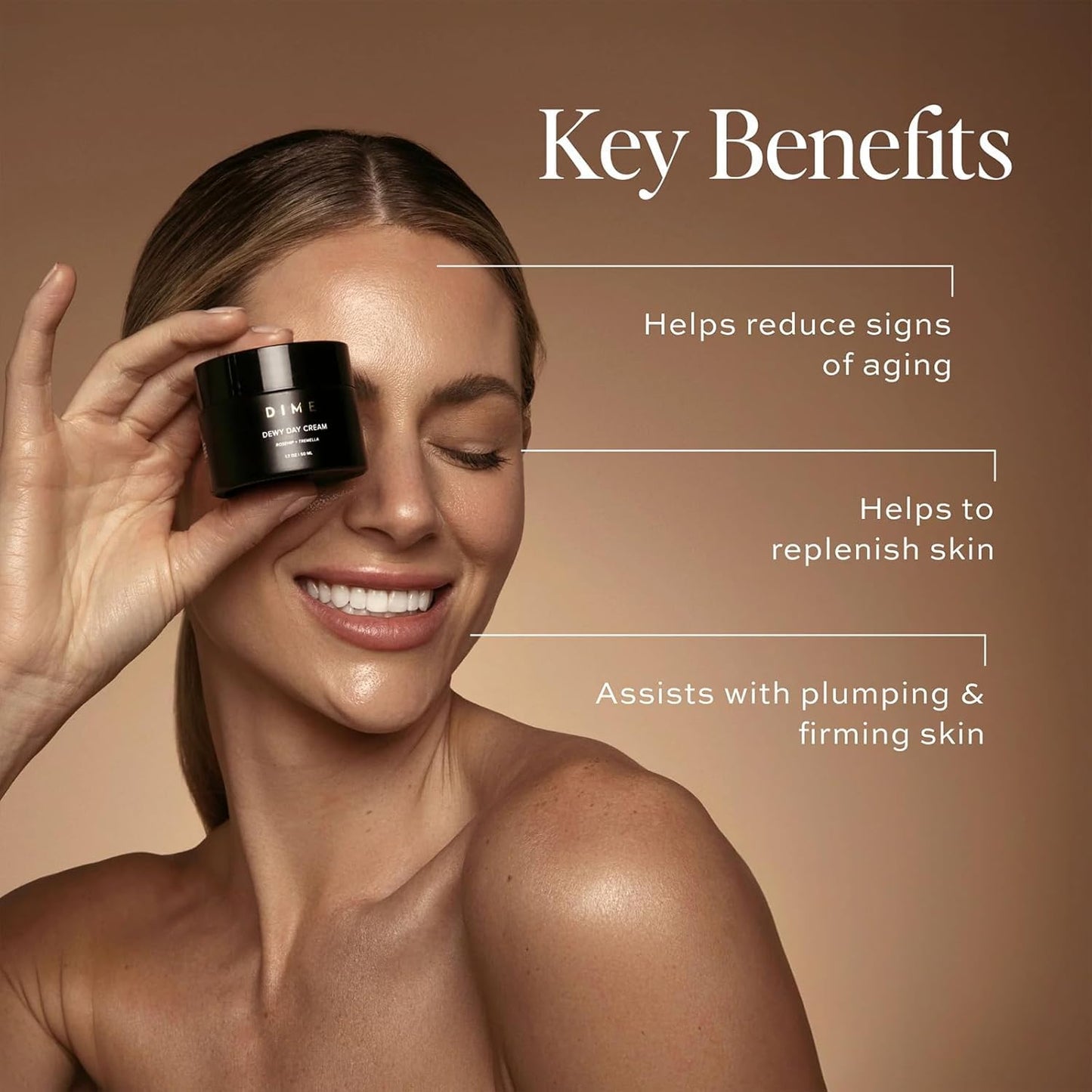 Dime Beauty Moisture Set - Includes Dewy Day Cream + Restorative Night Cream (50 ml Each)