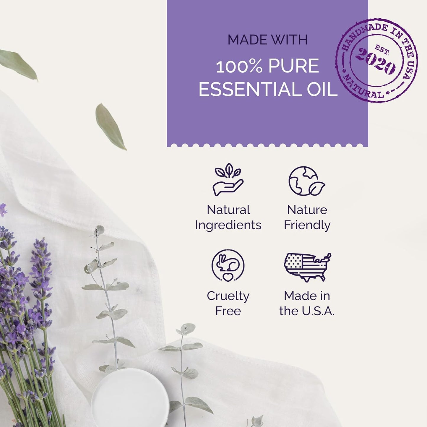 Shower Steamers Aromatherapy Lavender 8 Pack, 100% Pure Essential Oil, All Natural, for Men and Women, Made in USA