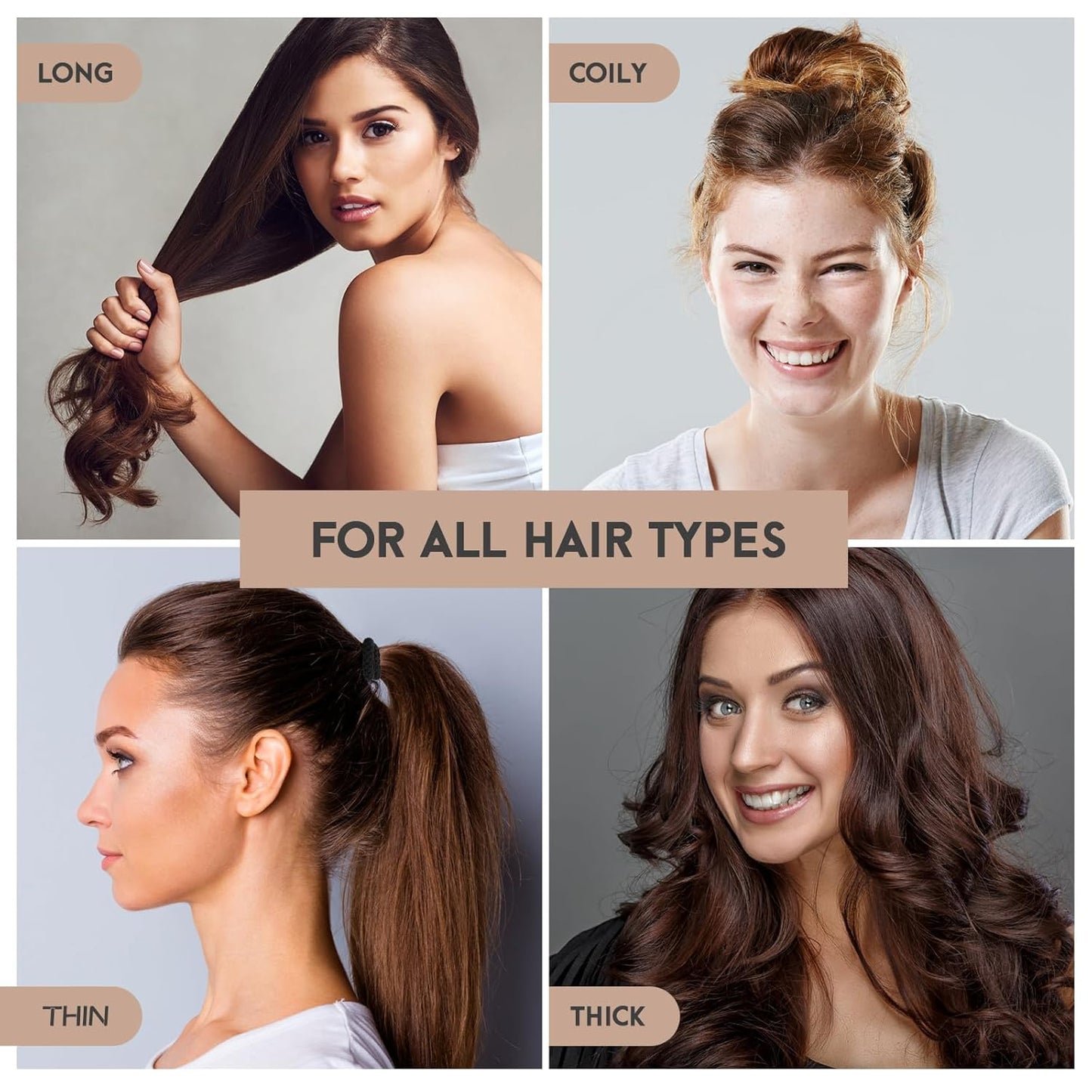 Youxuan Elastic Hair Ties for Women - No Damage, No Slip, No Pull Hair Bands - Comfortable Handmade Braided Polybands for Girls - 10-Pack Black Polyester Scrunchies