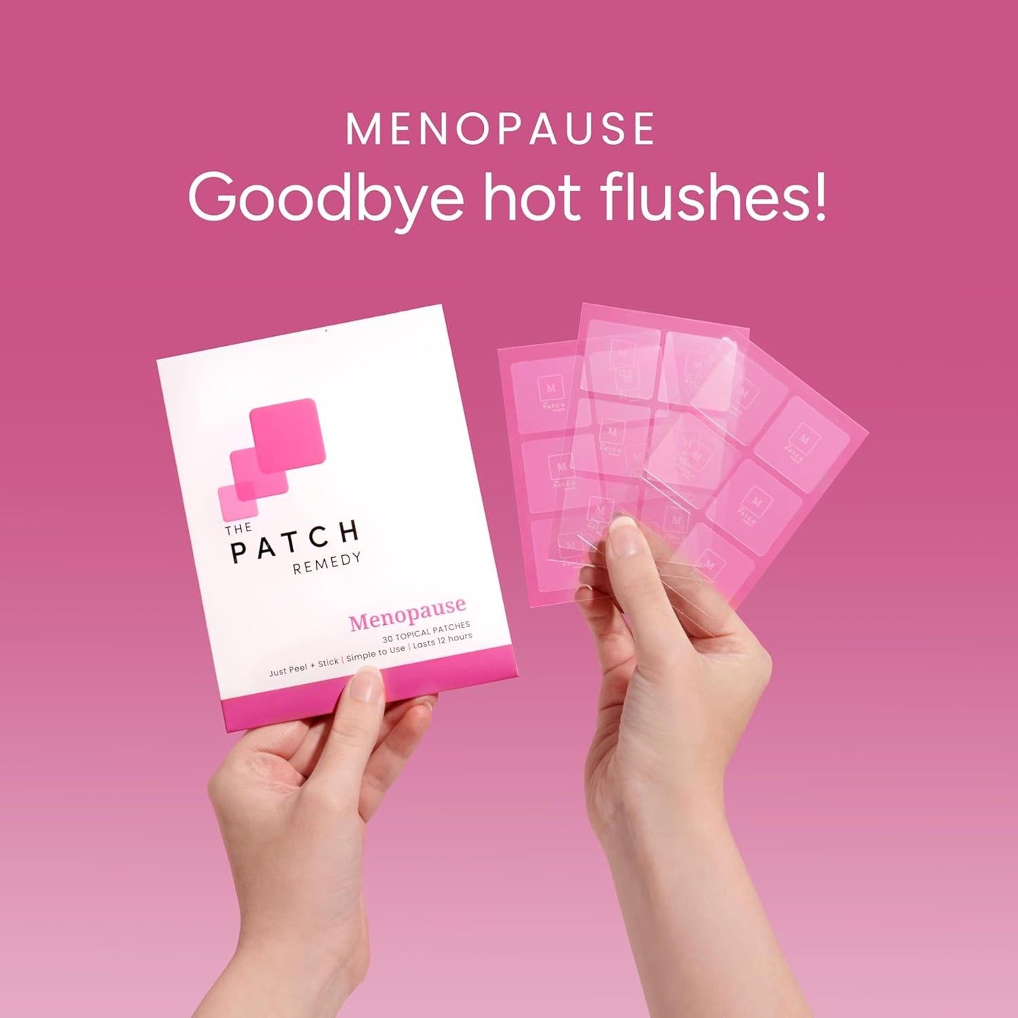 Menopause Patch | Black Cohosh, Damiana, Valerian, Ginger | 30 Patches