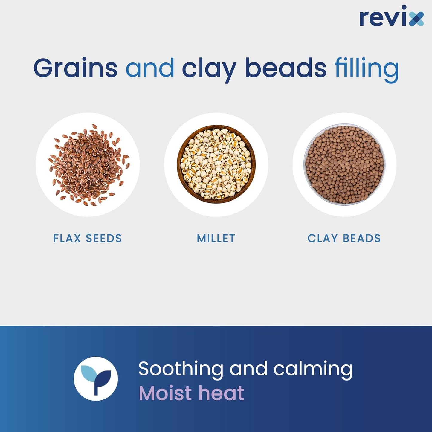 REVIX Extra Large Microwave Heating Pad for Back with Moist Heat, Microwavable Heated Wrap for Full Back, Stomach, Shoulder and Neck,Leg, Support Cold Therapy