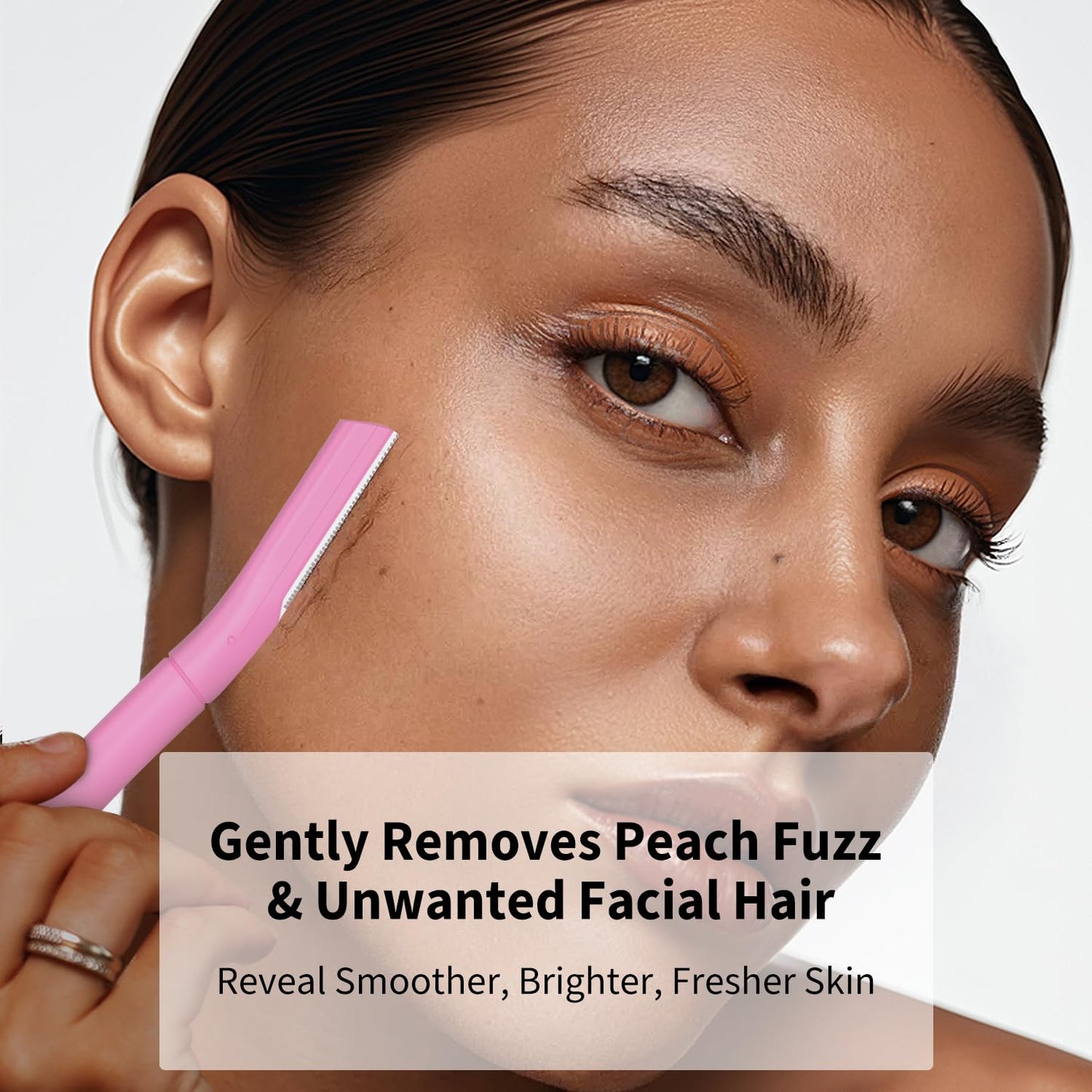 Dermaplane Razor for Women Face, Precision Face Razors for Women, Dermaplaning Tool, Eyebrow Razor, Skin-friendly Microblades with Protective Cap