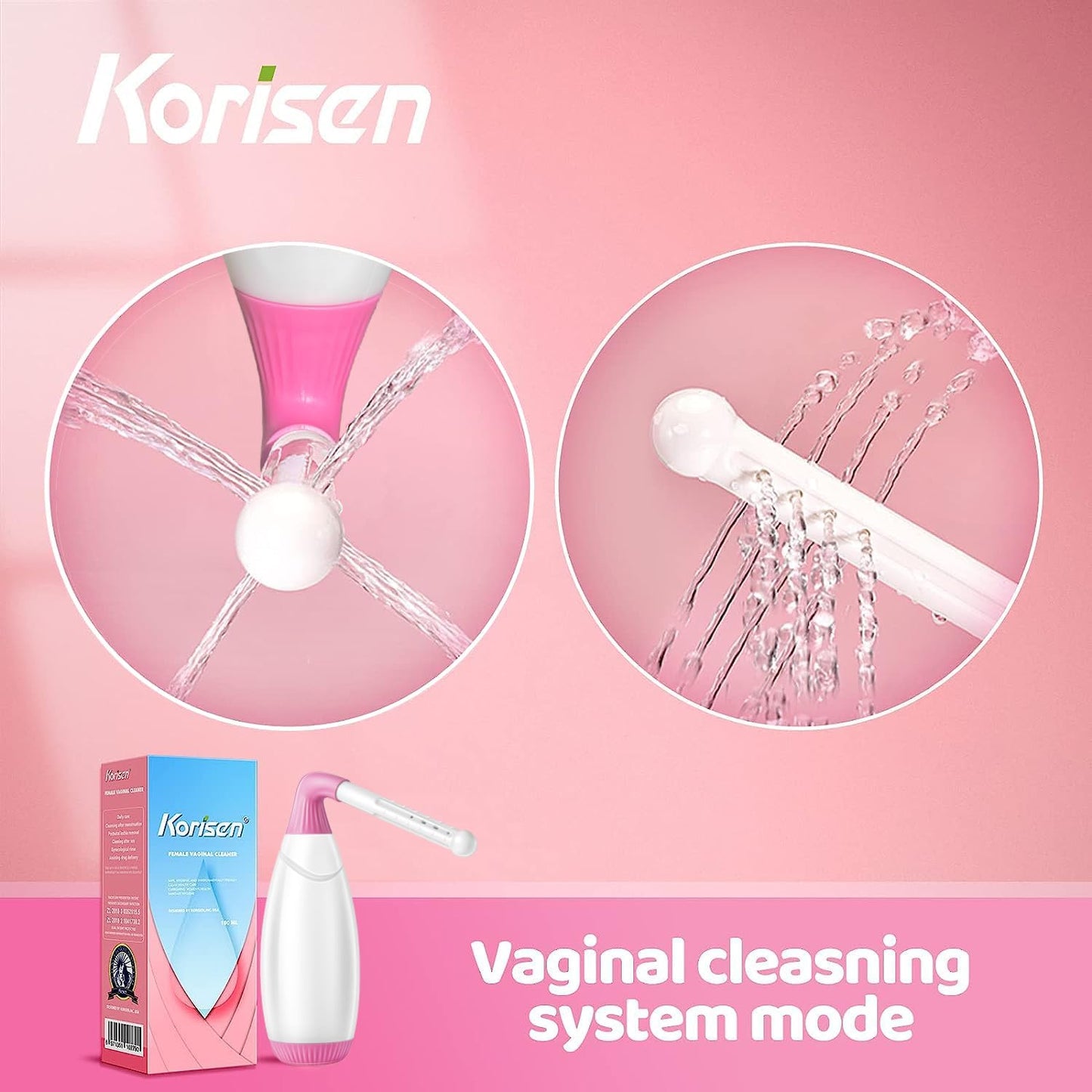 Multi-Functional Douche Bottle for Women,Reusable,Upside Down Peri Bottle for Postpartum Care,Travel Size Vaginal Douche,Cleansing for Mom After Birth