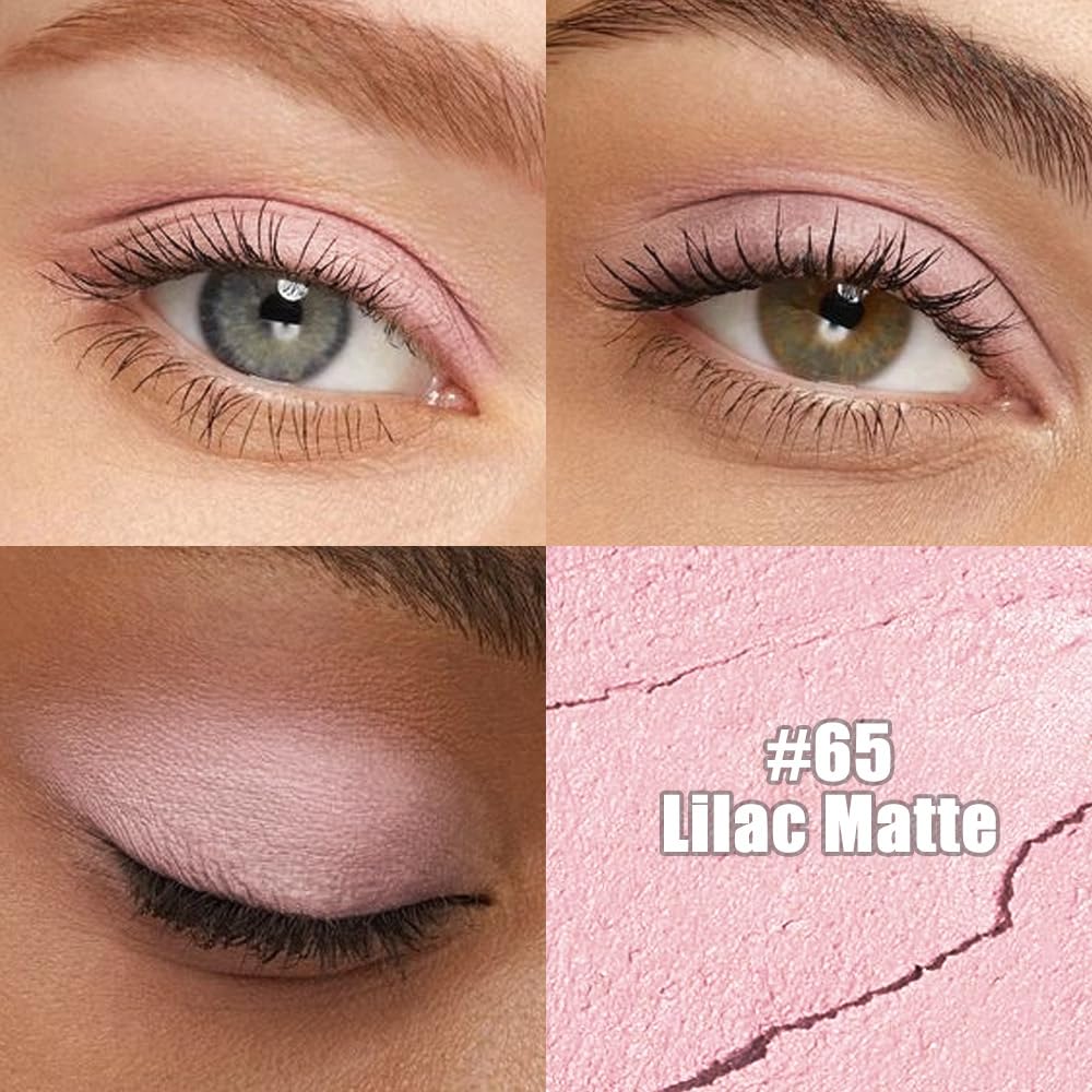 Kaely Cream Eye Shadow Sticks, Lilac Matte Eyeliner Pencil Eyeshadow Palette Makeup, Eye Highlighter Brightener Stick for Older Women Waterproof Pigmented, sombras para ojos, New-65